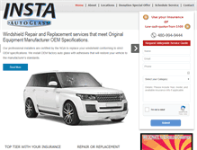 Tablet Screenshot of instaautoglass.com